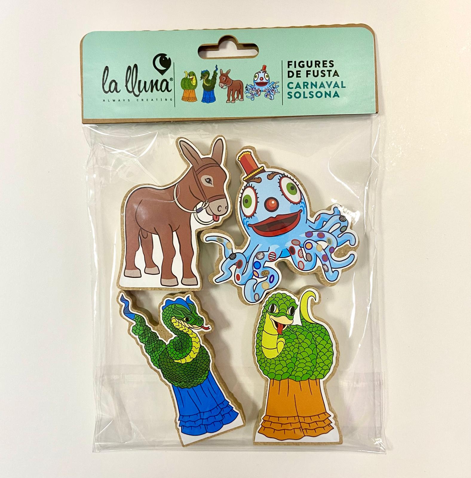 Figures de fusta – Gegants del Carnaval de Solsona