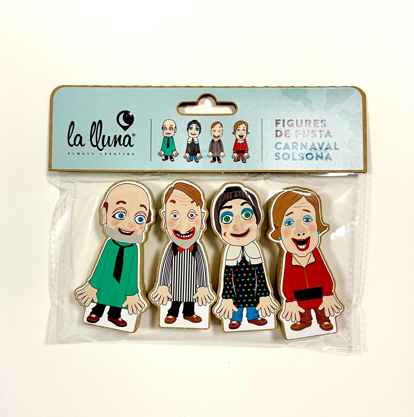 Figures de fusta – Gegants del Carnaval de Solsona